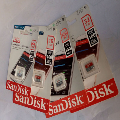 32GB Sandisk Ultra Microsdhc Card SPEED UPTO 100 MB/S** 667X