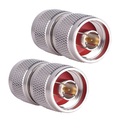 N-Type Male Adapter Coax Connectors RF Coaxial Cable Pack